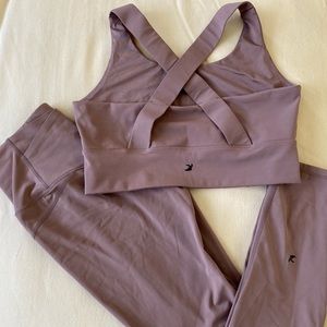 Glyder mauve pure pocket leggings size large